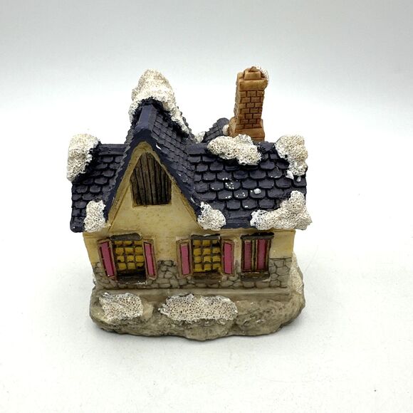 K's Collection Christmas Vintage House w/ Snowman #729590 4" X 3" Collectible - Picture 2 of 9